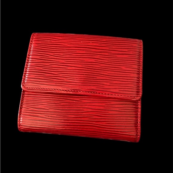 Authentic Louis Vuitton EPI Red Trifold Wallet - Picture 7 of 8